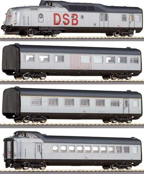 4 Unit Diesel train MA "Lyntog" museum version with Digital Sound (3-RAIL AC) "<br /><a href='images/pictures/Roco/69067.jpg' target='_blank'>Full size image</a>